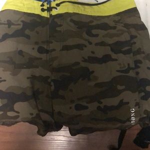 Billabong camo bathing suit